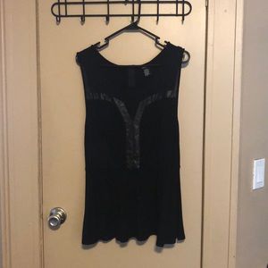 Torrid Black Peplum Top